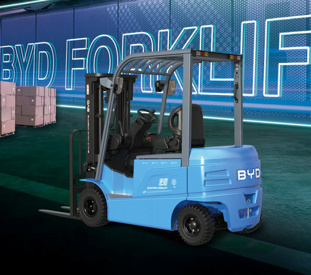 Rangkaian lengkap kepatuhan CE | Forklift lithium-ion BYD, disesuaikan dengan standar keamanan pasar Eropa