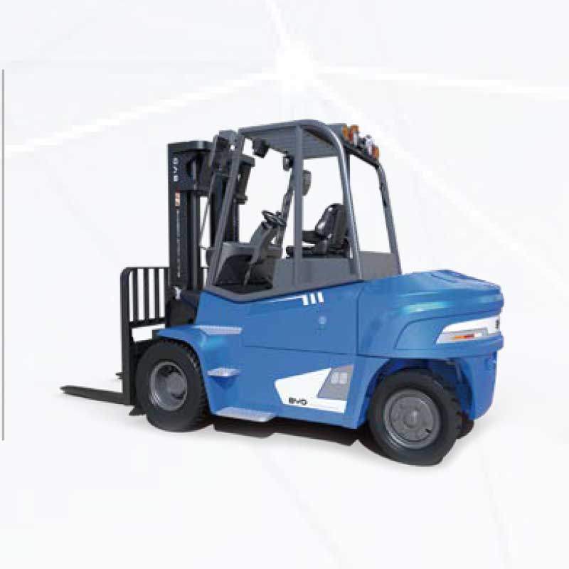 Seven-ton lithium battery counterbalanced electric forklift, BYD C70