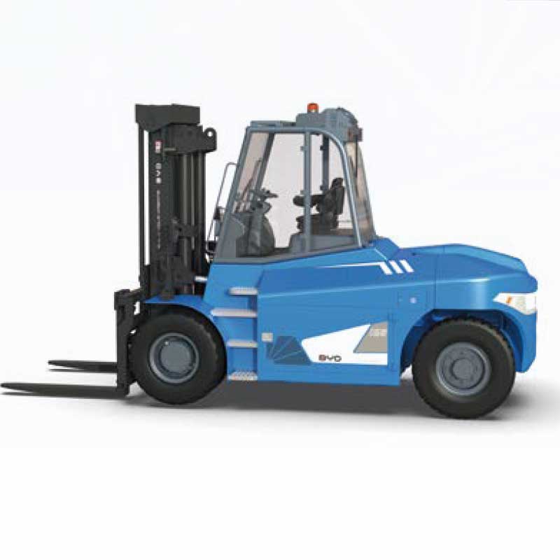 Empat belas ton baterai lithium forklift listrik yang diimbangi BYD C140D