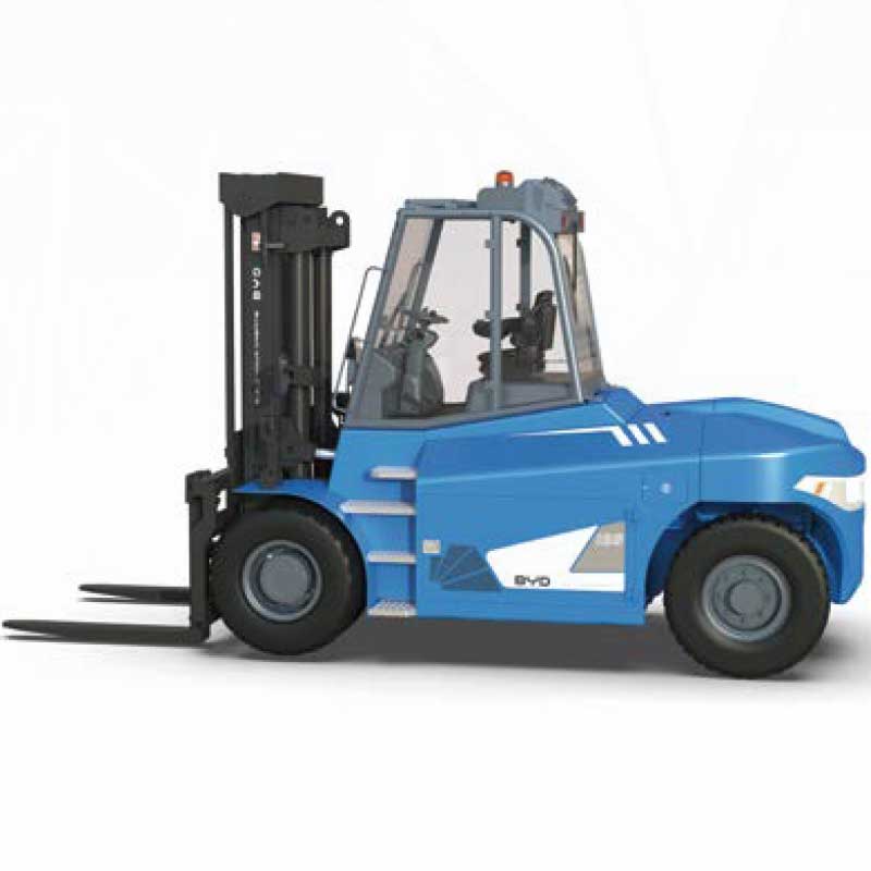Enam belas ton baterai lithium forklift listrik yang diimbangi BYD C160D