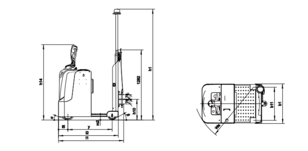 Tracteur électrique de petit et moyen tonnage BYD-Q30TJS(Figure1) Tracteur électrique de petit et moyen tonnage BYD-Q30TJS(Figure1)